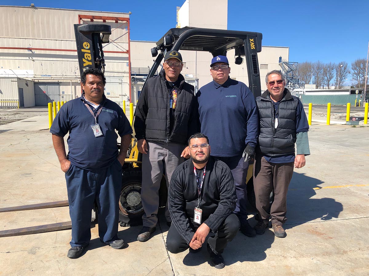 HW Crew Completes Forklift Training