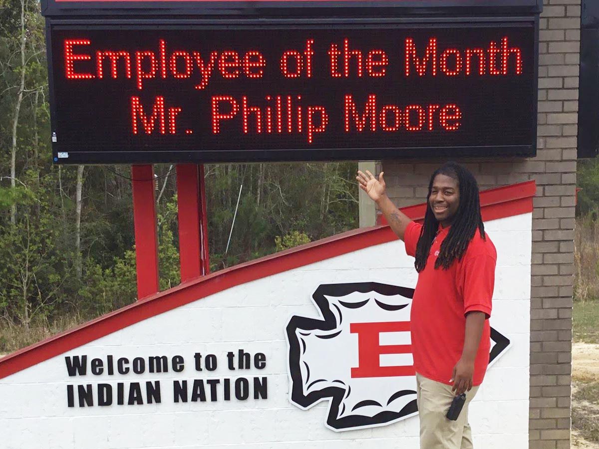 Phyllip Moore Named Employee of the Month in Biloxi