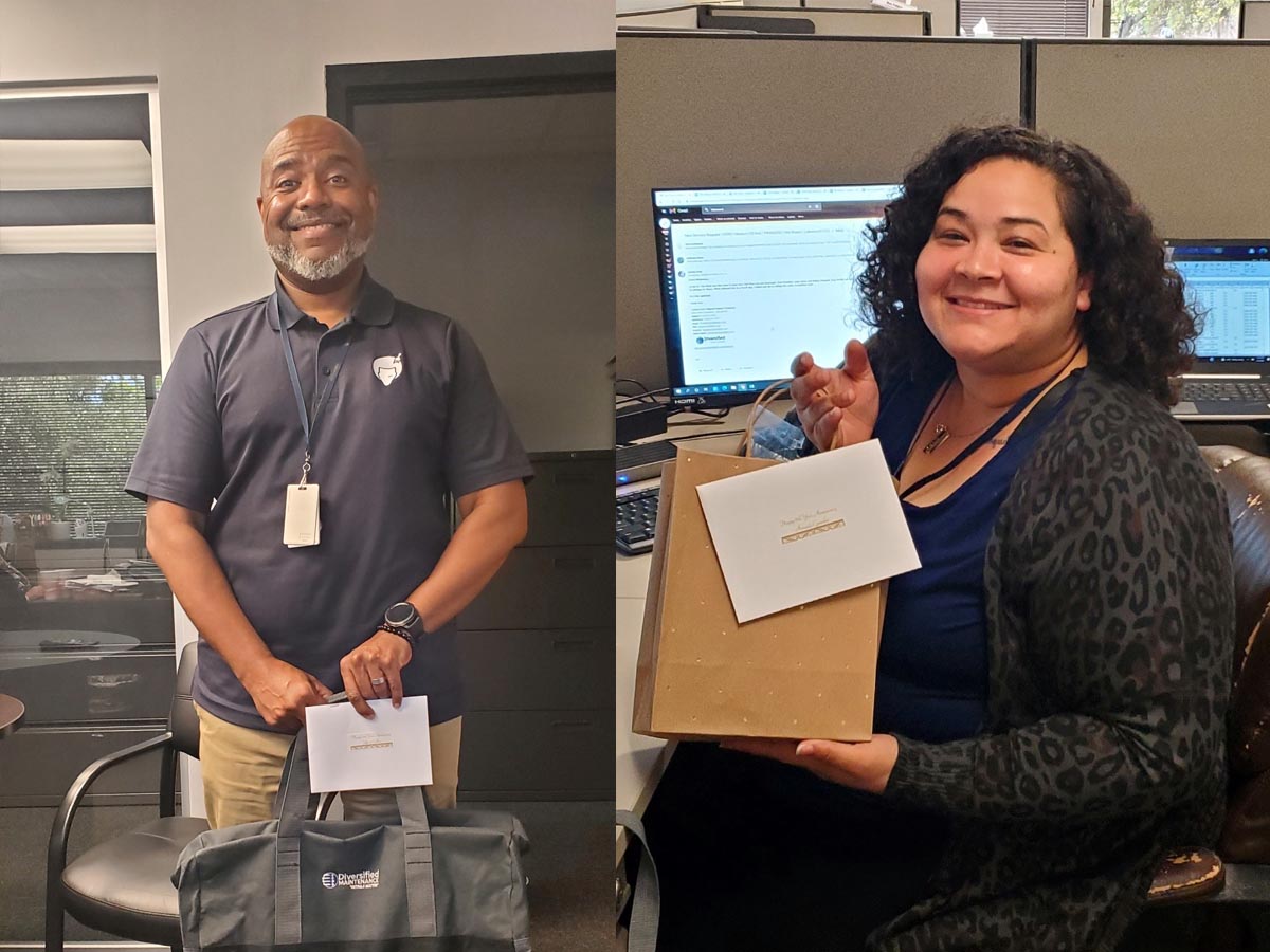 Jeff Balloon and Amanda Gonzalez Celebrate Work Anniversaries