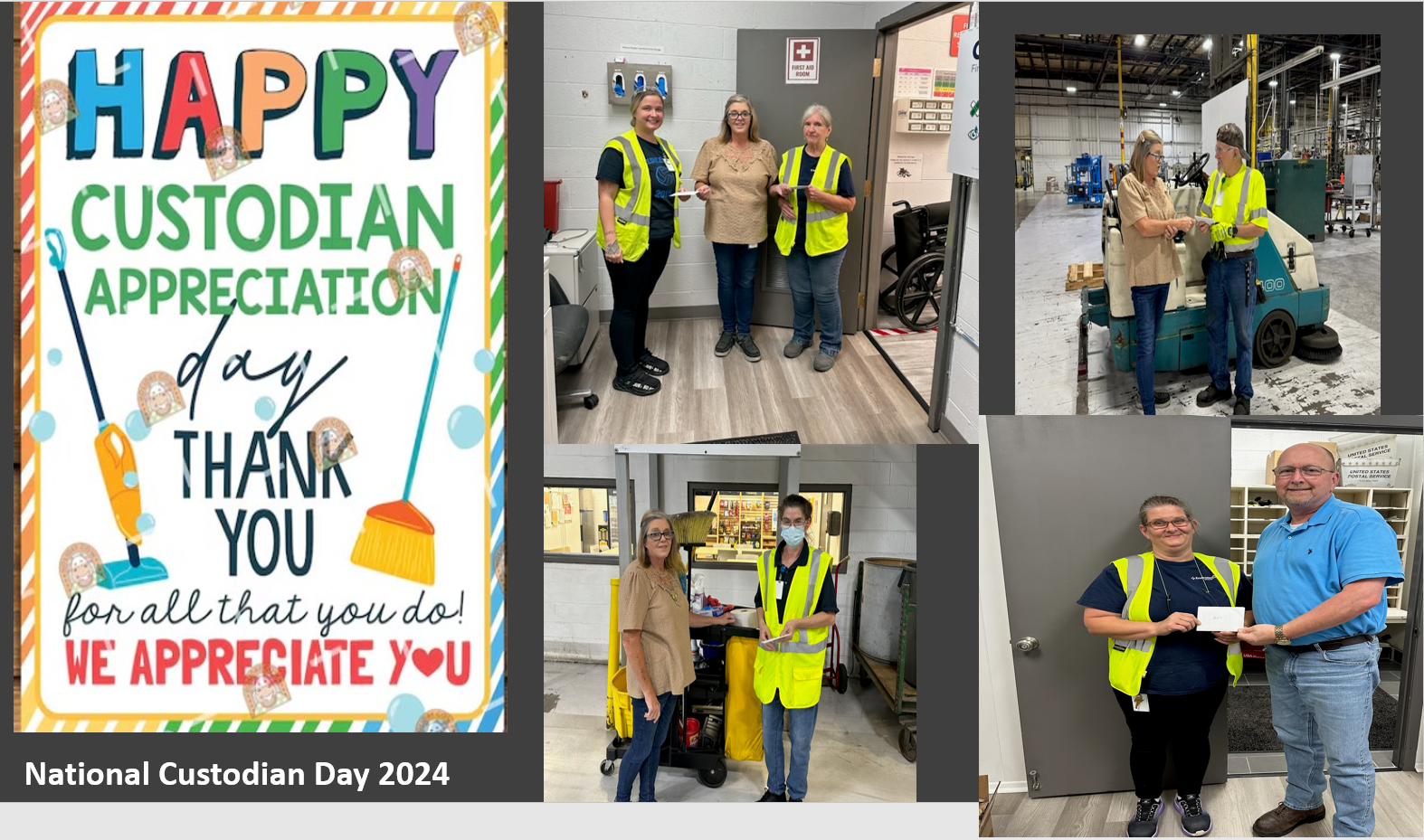 Team Celebrated for National Custodian Day